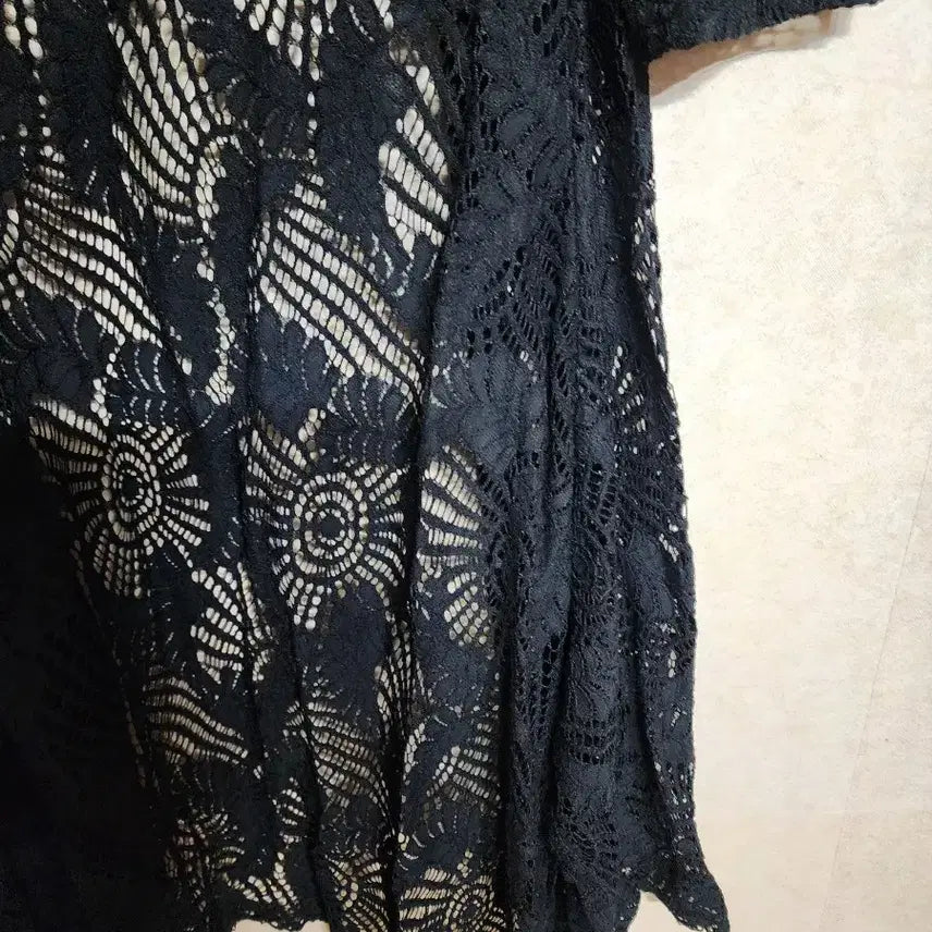 [BUNJANG] Lace Kimono Robe / 레이스가운
