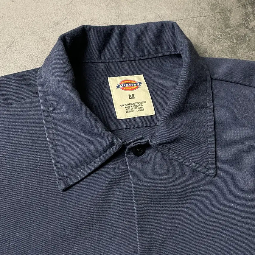 [BUNJANG] Dickies Vintage Navy Flap Pocket Work Shirt / DICKIES 디키즈 빈티지 네이비 플랩포켓 워크 셔츠 A00947