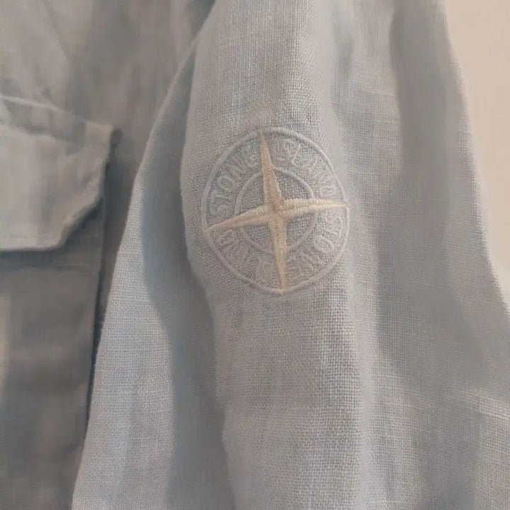 [BUNJANG] Stone Island Linen Shirt M / (새상품급) 스톤아일랜드 린넨 셔츠 M
