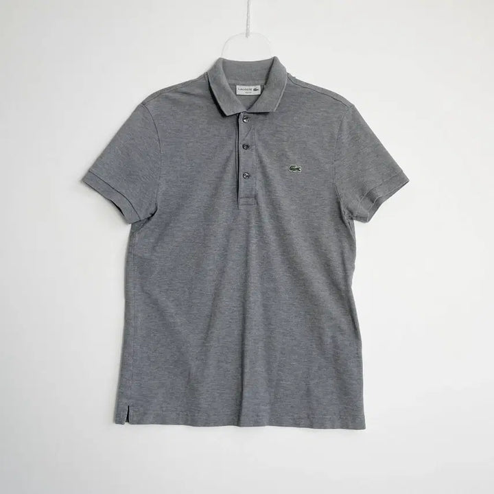 [SOLD OUT] C2 라코스테 그레이 슬림핏 피케 폴로 셔츠 95사이즈