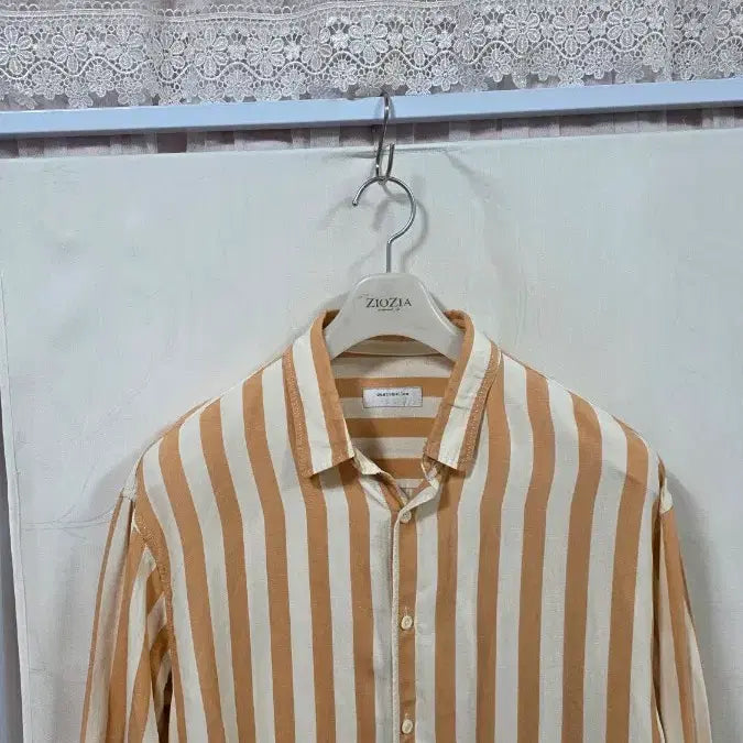 [BUNJANG] Customellow Rayon Linen Blend Shirt / 커스텀멜로우레이온.린넨혼방셔츠(100)