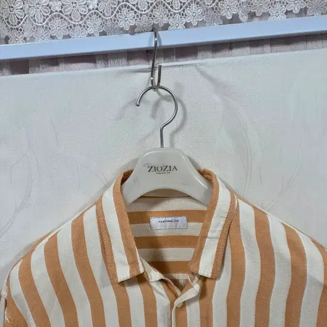 [BUNJANG] Customellow Rayon Linen Blend Shirt / 커스텀멜로우레이온.린넨혼방셔츠(100)