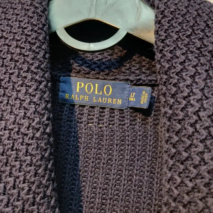 [BUNJANG] Polo Ralph Lauren Navy Shawl Collar Knit Cardigan / 폴로 랄프로렌 네이비 니트 가디건