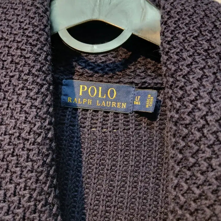 [BUNJANG] Polo Ralph Lauren Navy Shawl Collar Knit Cardigan / 폴로 랄프로렌 네이비 니트 가디건