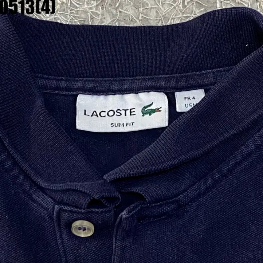 [BUNJANG] Lacoste Color Block Short Sleeve Polo Shirt Navy/Blue S / 라코스테 배색 반팔 카라티셔츠 네이비/블루 S | 0513