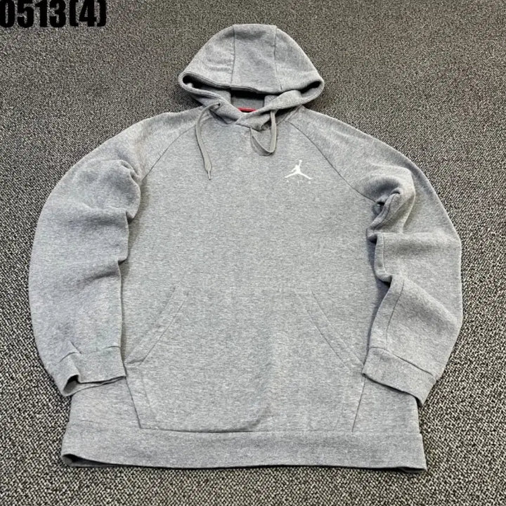 [BUNJANG] Jordan Brushed Hoodie Grey / 조던 기모 후드티 그레이