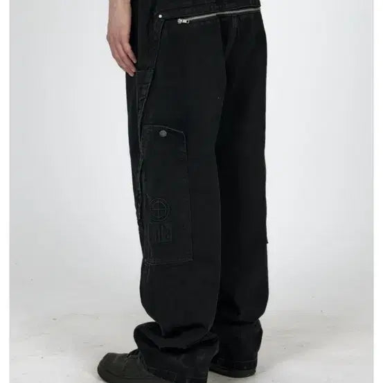 [BUNJANG] Plastic Product MPa H-ZIP Pocket Pants Black / M) 플라스틱프로덕트 MPa H-ZIP POCKET PANTS 블랙