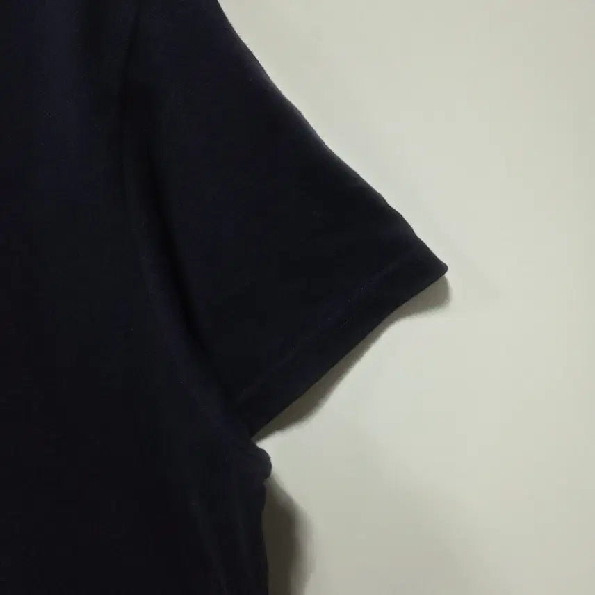 [BUNJANG] Marithe Francois Girbaud Navy Cropped Short-Sleeve T-Shirt / 마리떼 프랑소와 저버 네이비 크롭 반팔티 M 26051312