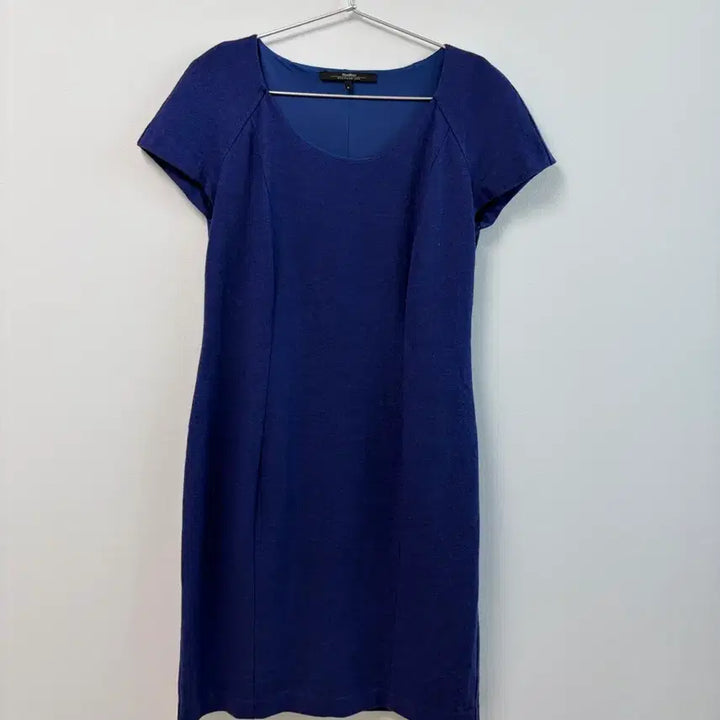 [BUNJANG] Max Mara Navy Short-Sleeve Midi Dress / 막스마라 네이비 반팔 원피스