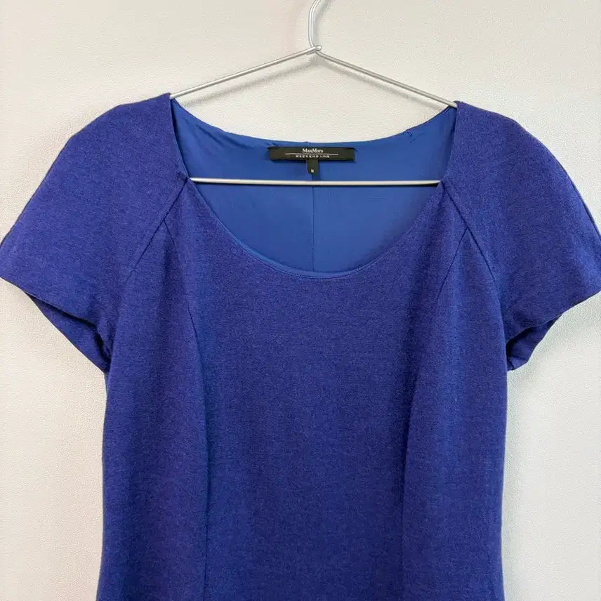[BUNJANG] Max Mara Navy Short-Sleeve Midi Dress / 막스마라 네이비 반팔 원피스