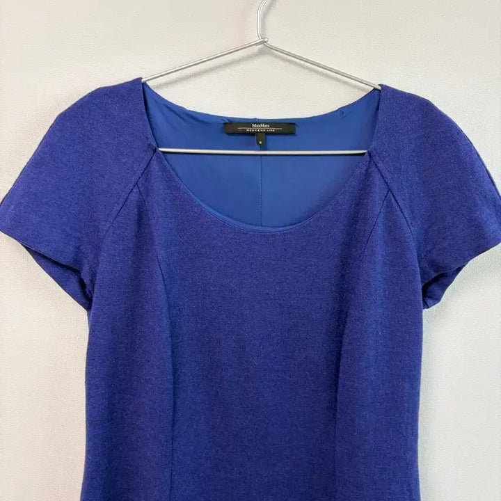 [BUNJANG] Max Mara Navy Short-Sleeve Midi Dress / 막스마라 네이비 반팔 원피스
