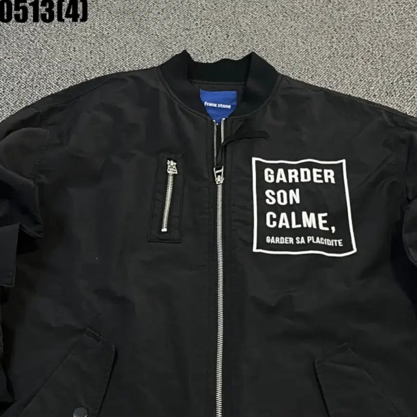 [BUNJANG] FRANC SEOUL Black Long Flight Jumper / 프랑크서울 블랙 롱 항공 점퍼