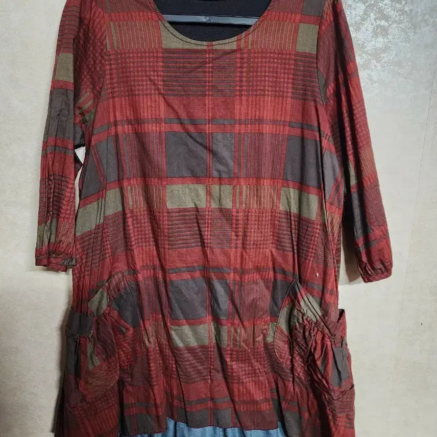 [BUNJANG] Checkered Mini Dress / 체크원피스