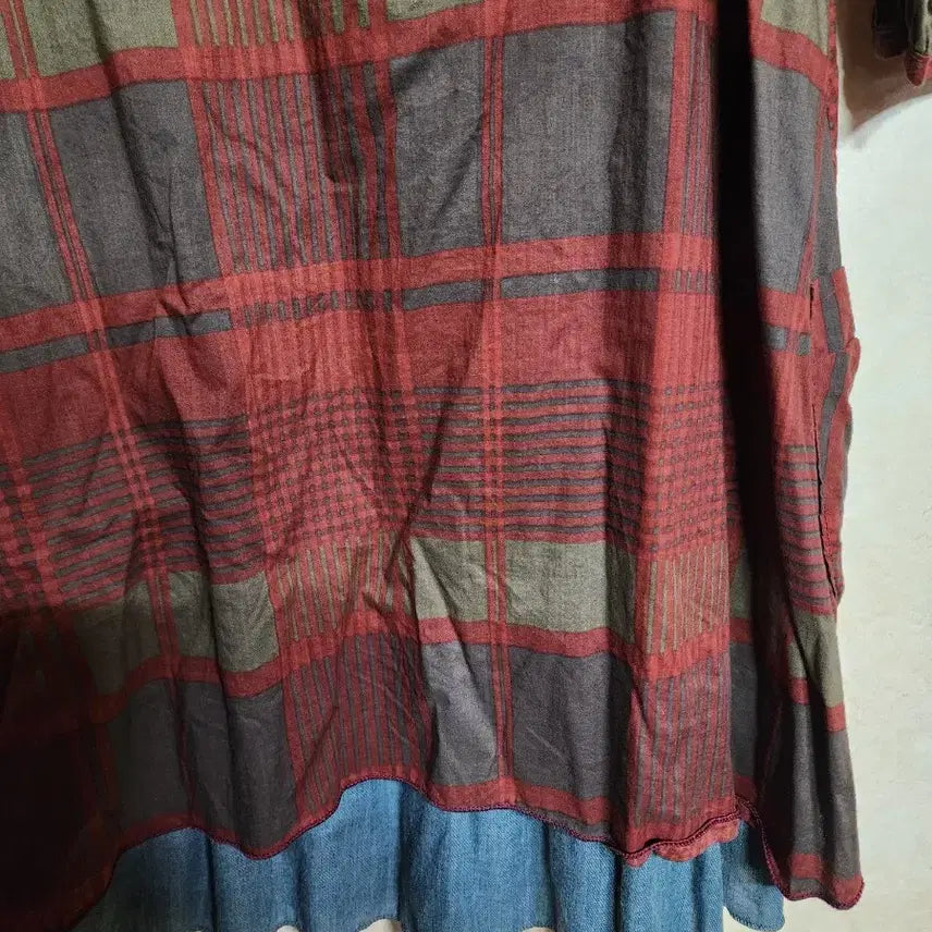 [BUNJANG] Checkered Mini Dress / 체크원피스