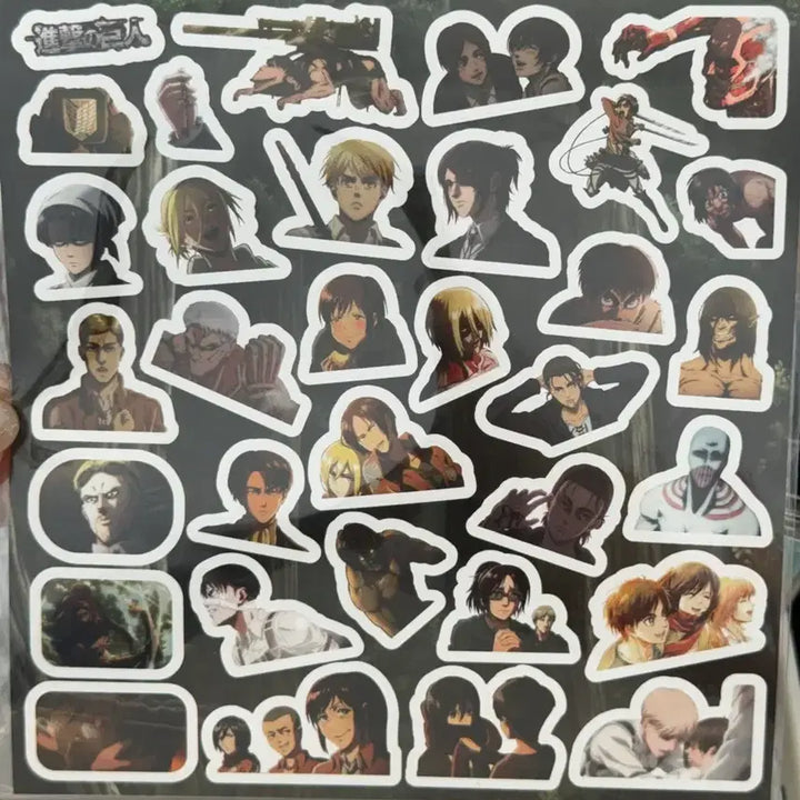 [BUNJANG] One-Punch Man, Jujutsu Kaisen, Attack on Titan, Chainsaw Man, Demon Slayer Die-Cut Stickers / 애니 원펀맨 주술회전 진격의거인 체인소맨 귀멸의칼날 칼선 스티커