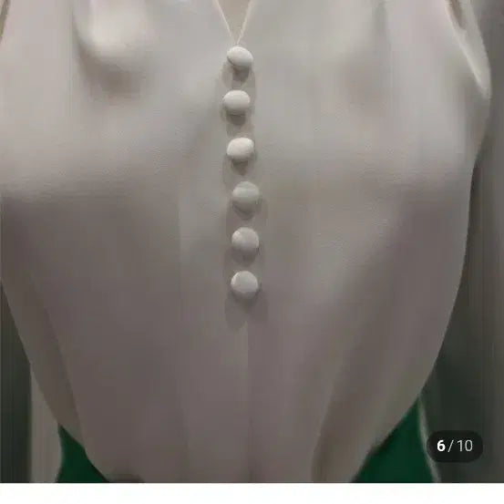 [BUNJANG] MOJO.S.FINE V-Neck Scarf Blouse (New) / 모조에스핀  브이넥 스카프 블라우스(새상품)