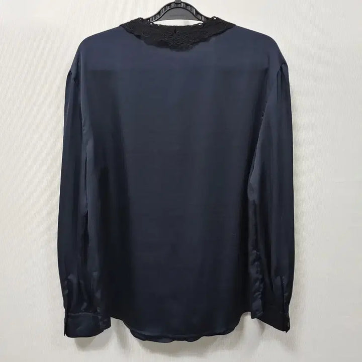 [BUNJANG] J.CREW Lace Collar Dark Navy Blouse Women&
