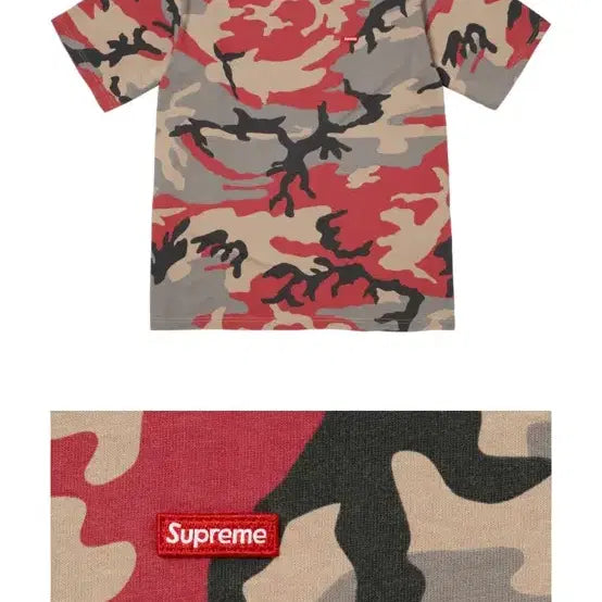 [BUNJANG] Supreme Camo Short Sleeve T-Shirt / 26ss 슈프림 카모 반팔