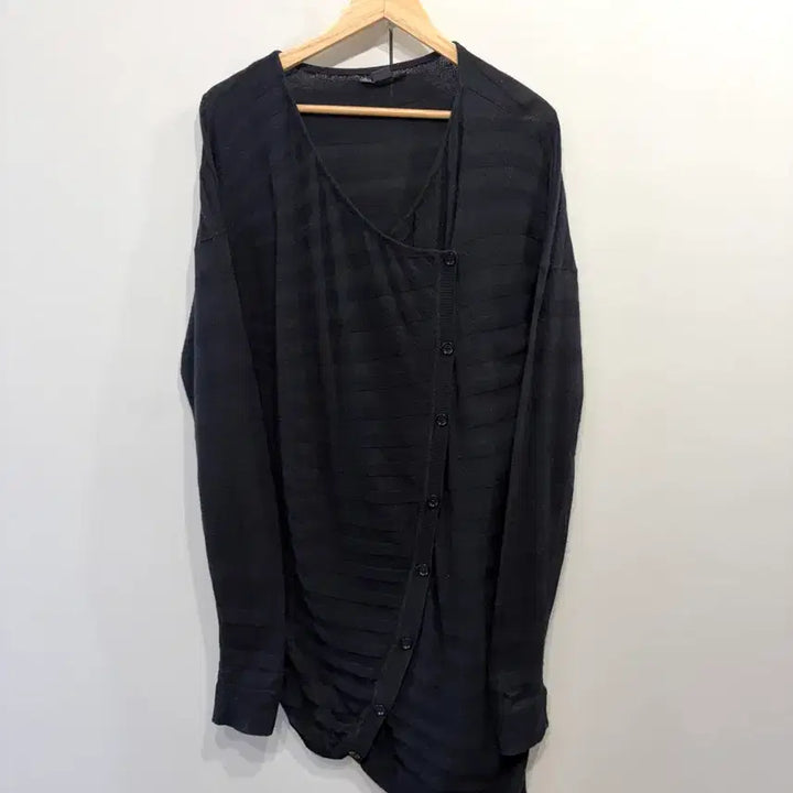 [BUNJANG] Armani Exchange Drape Stripe Cardigan / 아르마니 익스체인지 드레이프 스트라이프 가디건
