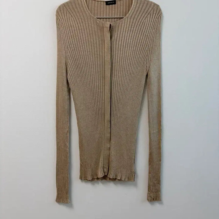 [SOLD OUT] AKRIS 아크리스 실크 가디건 베이지