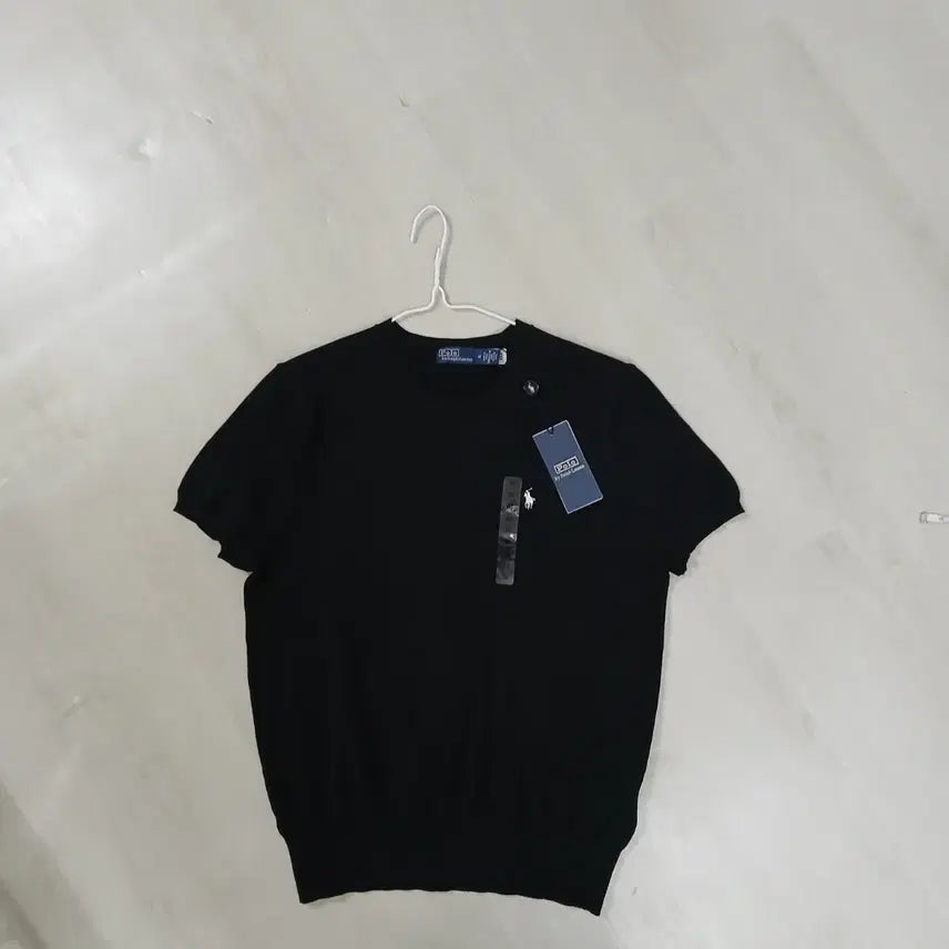 [SOLD OUT] 폴로 랄프로렌 반팔 니트 블랙 새상품 55반~날씬66