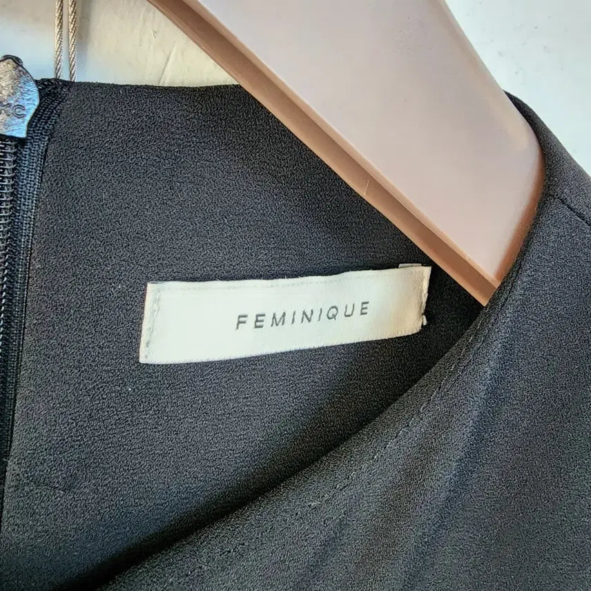 [BUNJANG] Feminiq Daily Black Pleated Long Dress / 페미니크 데일리 블랙 플리츠 롱 원피스