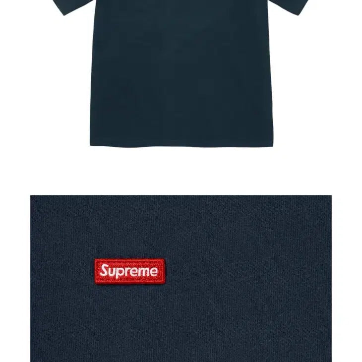 [BUNJANG] Supreme Navy Short Sleeve T-Shirt / 26ss 슈프림 네이비 반팔