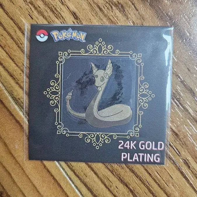 [BUNJANG] Pokemon Dragonite 24K Gold Plated Sticker / 포켓몬 신뇽 24K 금도금 스티커