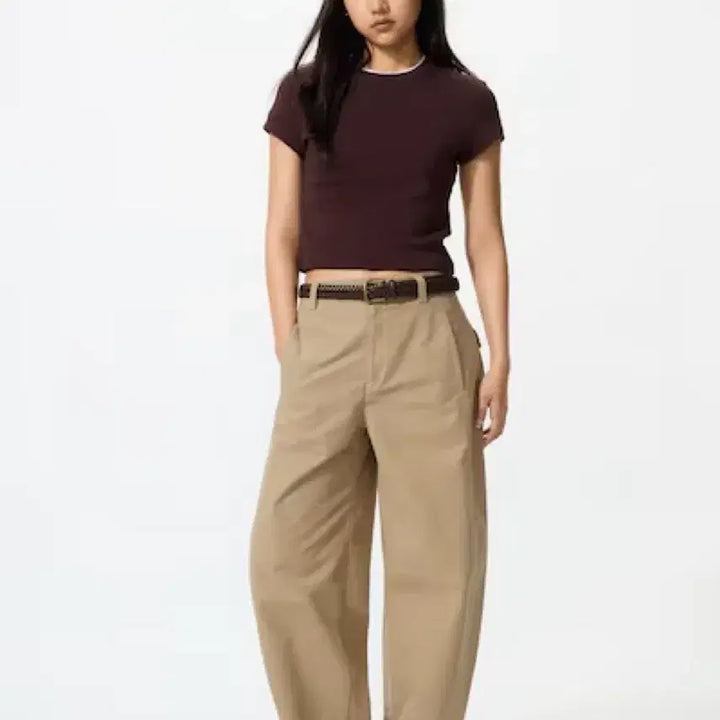 [BUNJANG] Uniqlo Jersey Barrel Leg Pants XL / XL [새상품] 유니클로 저지배럴 레그팬츠