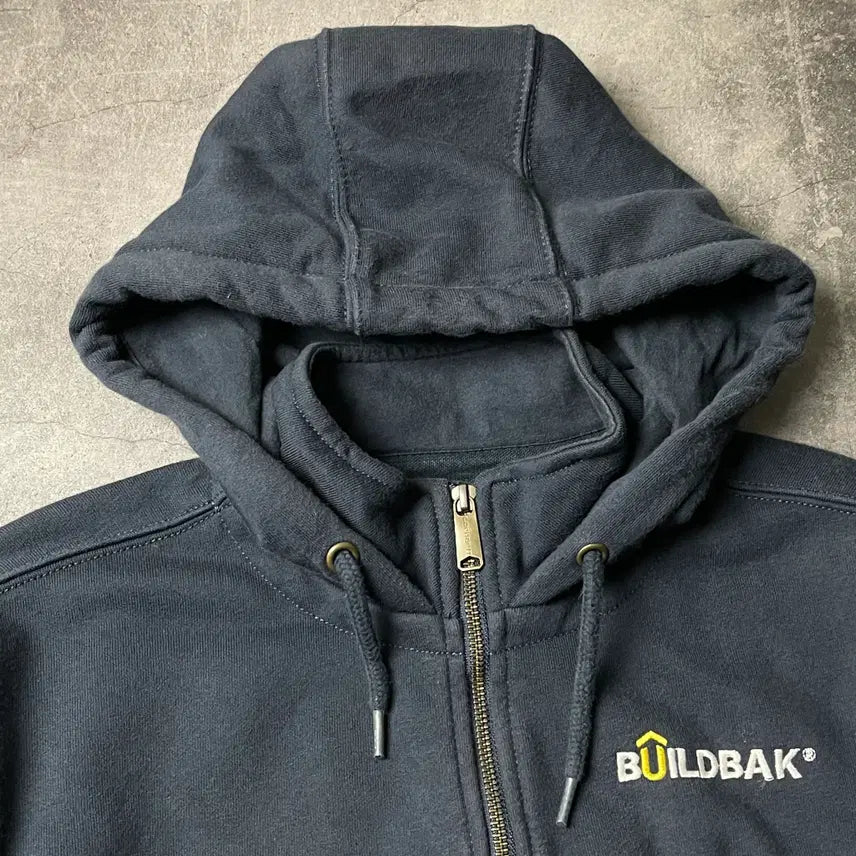 [BUNJANG] Carhartt Navy Half-Zip Fleece Hoodie / CARHARTT 칼하트 네이비 하프집업 기모 후드티 A00949