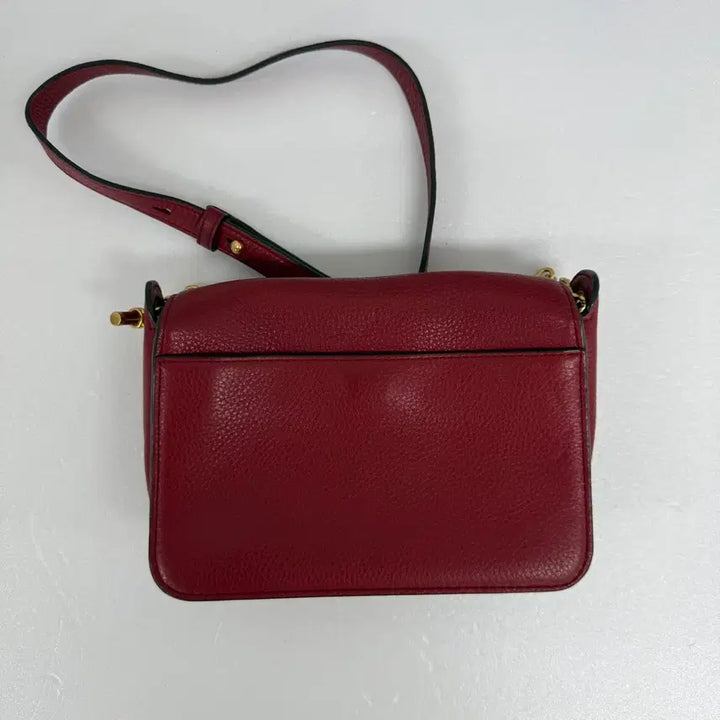 [BUNJANG] Tory Burch Red Leather Chain Crossbody Shoulder Bag / 토리버치 레드 체인 크로스백 여성 숄더백 가죽 미니백  Js53