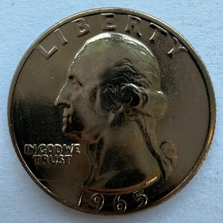 [BUNJANG] 1965 USA Quarter Dollar Coin / 1965년 미국 쿼터달러 동전 S2874