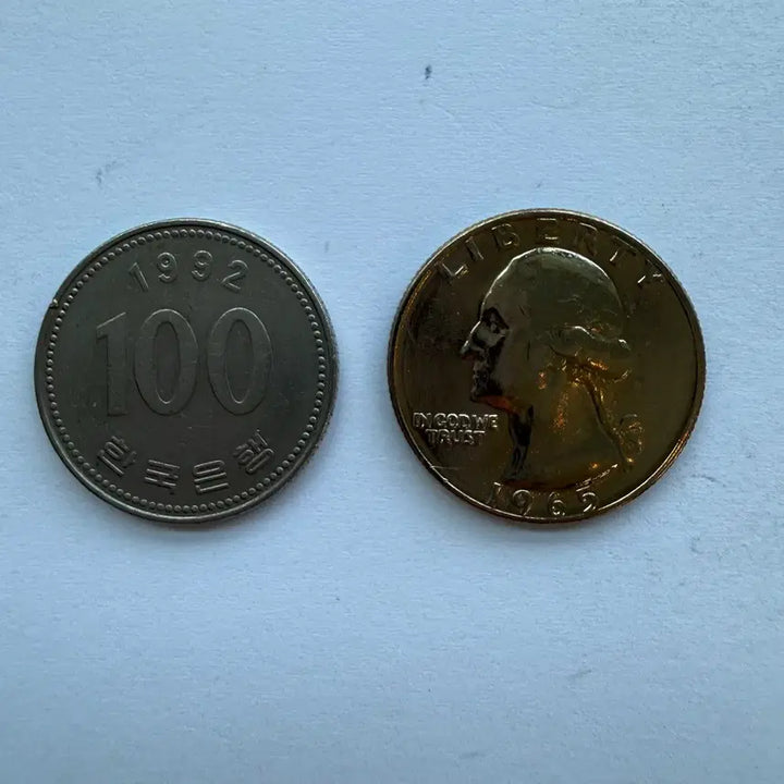 [BUNJANG] 1965 USA Quarter Dollar Coin / 1965년 미국 쿼터달러 동전 S2874