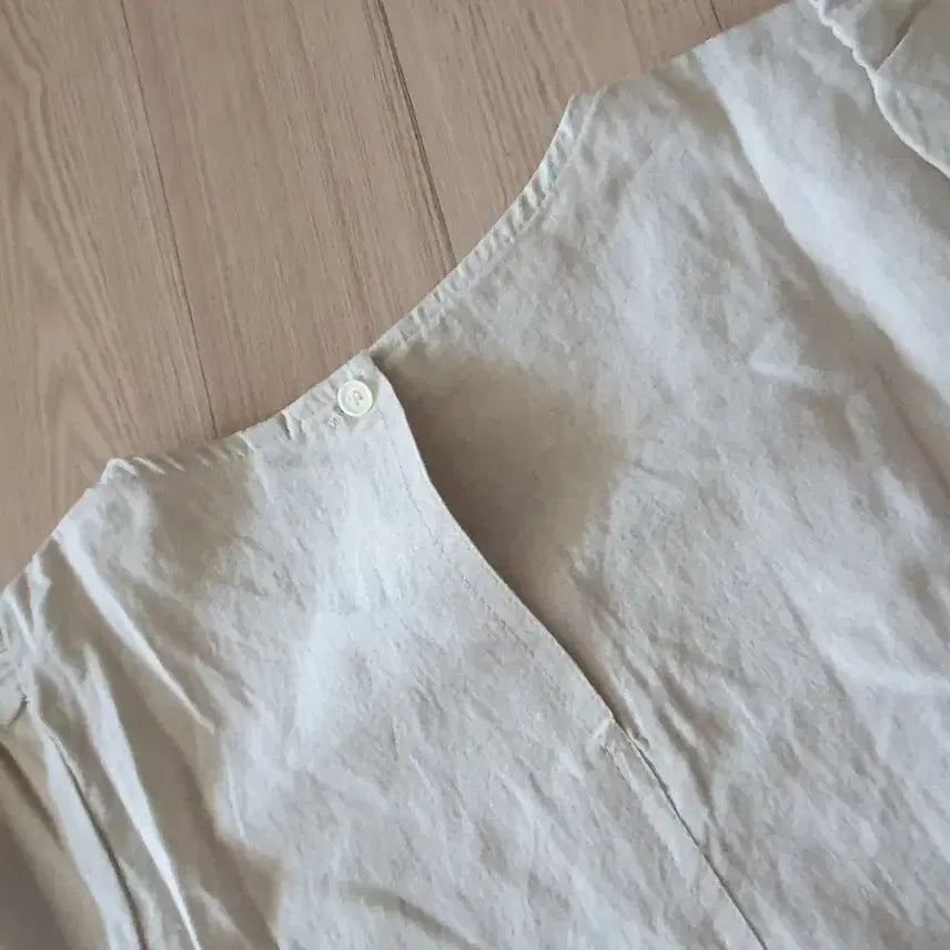 [BUNJANG] Mayblue Linen Dress (Oat Beige) / 린넨원피스 (메이블루)