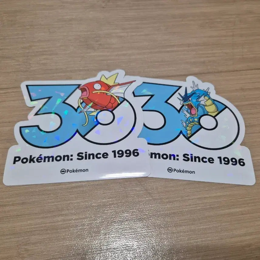 [SOLD OUT] 포켓몬 30주년 스티커 잉어킹 갸라도스 일괄