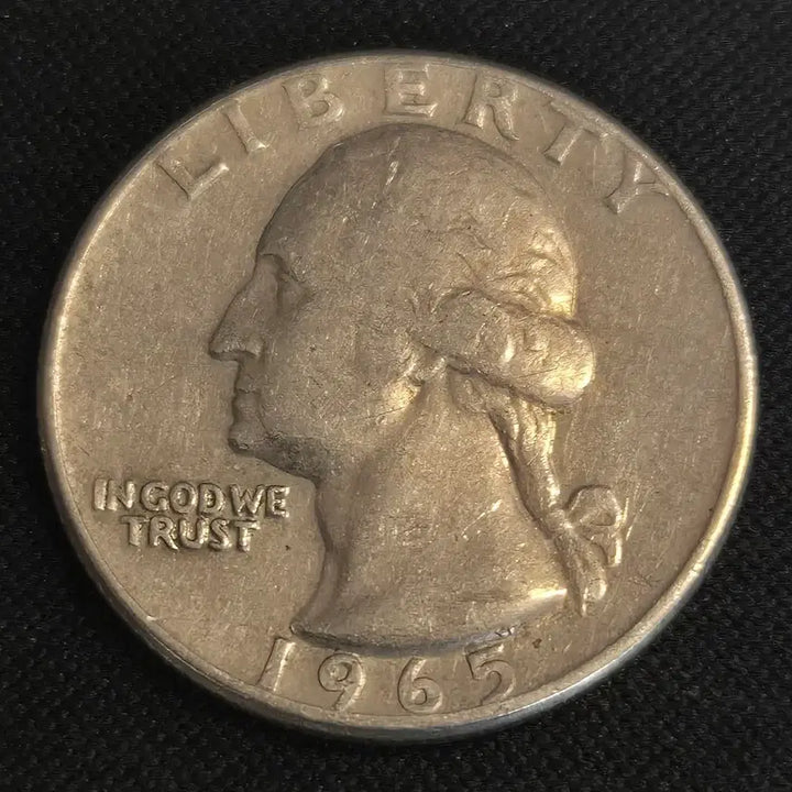 [BUNJANG] 1965 United States Quarter Dollar Coin / 1965년 미국 쿼터달러 동전[EP. 2778]