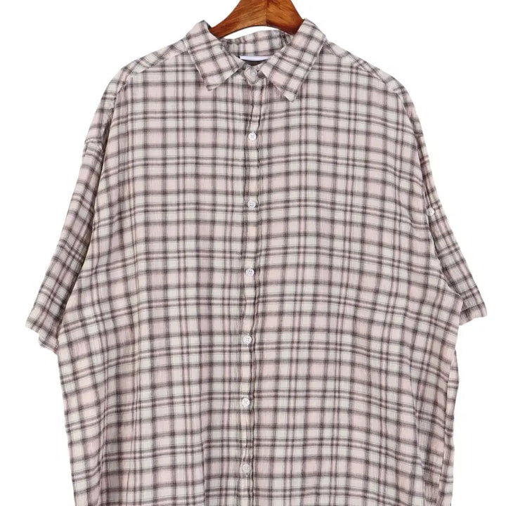 [BUNJANG] Good Life Works Checked Short Sleeve Check Shirt (L) / 굿라이프워크 GOOD LIFE WORKS 체크 반팔 셔츠 L / k45