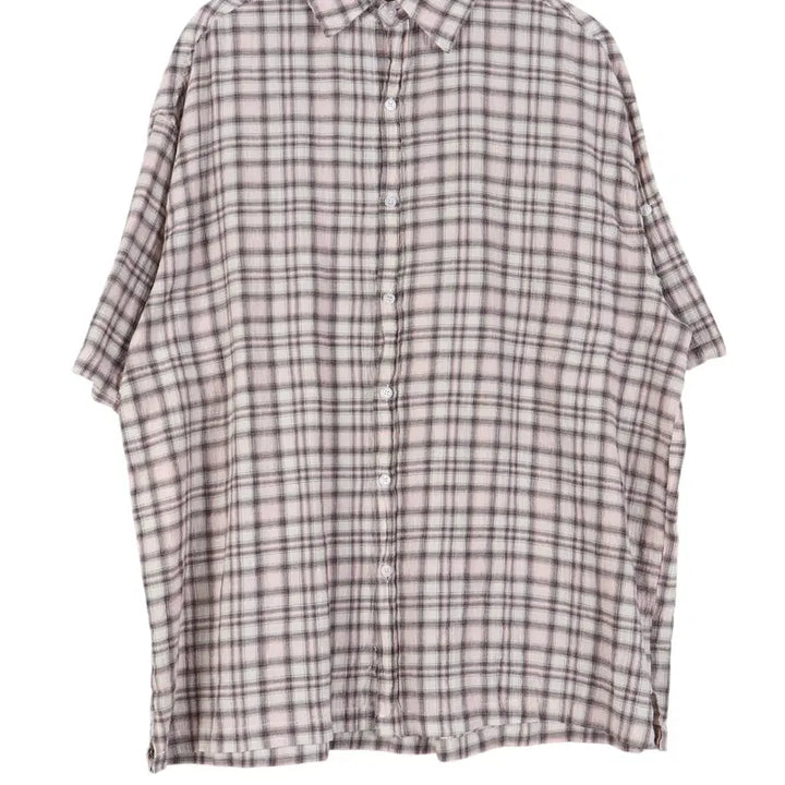 [BUNJANG] Good Life Works Checked Short Sleeve Check Shirt (L) / 굿라이프워크 GOOD LIFE WORKS 체크 반팔 셔츠 L / k45