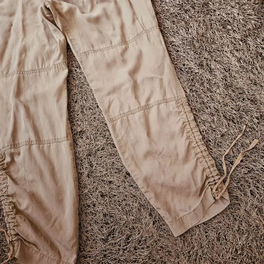 [BUNJANG] Lauren Ralph Lauren Shirring String Capri Pants / 로렌 랄프로렌 셔링 스트링 카프리 팬츠