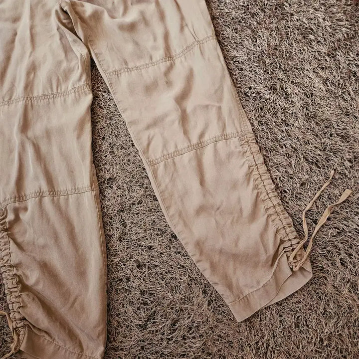 [BUNJANG] Lauren Ralph Lauren Shirring String Capri Pants / 로렌 랄프로렌 셔링 스트링 카프리 팬츠