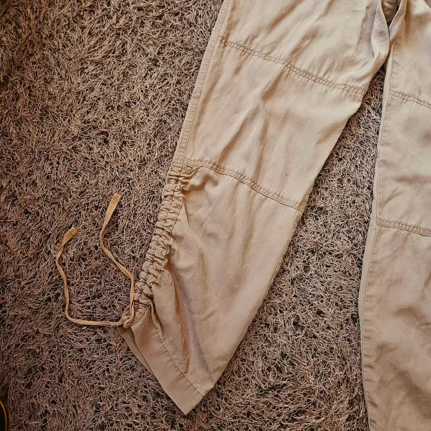 [BUNJANG] Lauren Ralph Lauren Shirring String Capri Pants / 로렌 랄프로렌 셔링 스트링 카프리 팬츠