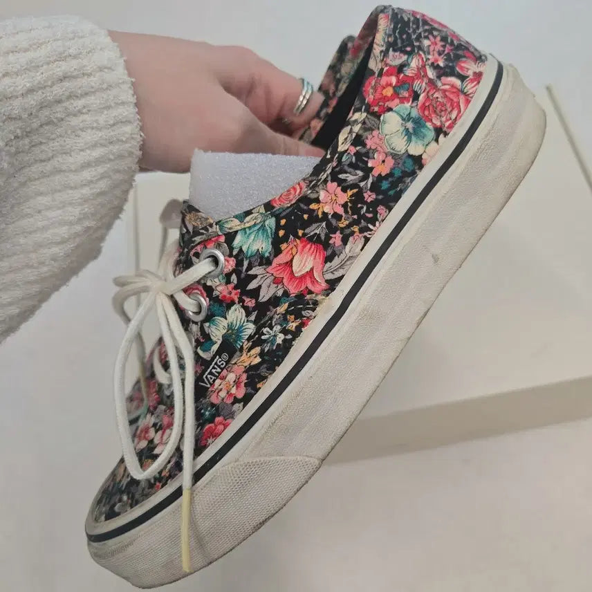 [BUNJANG] Vans Floral Authentic Sneakers (230mm) / 반스 플로랄 어센틱 스니커즈 230
