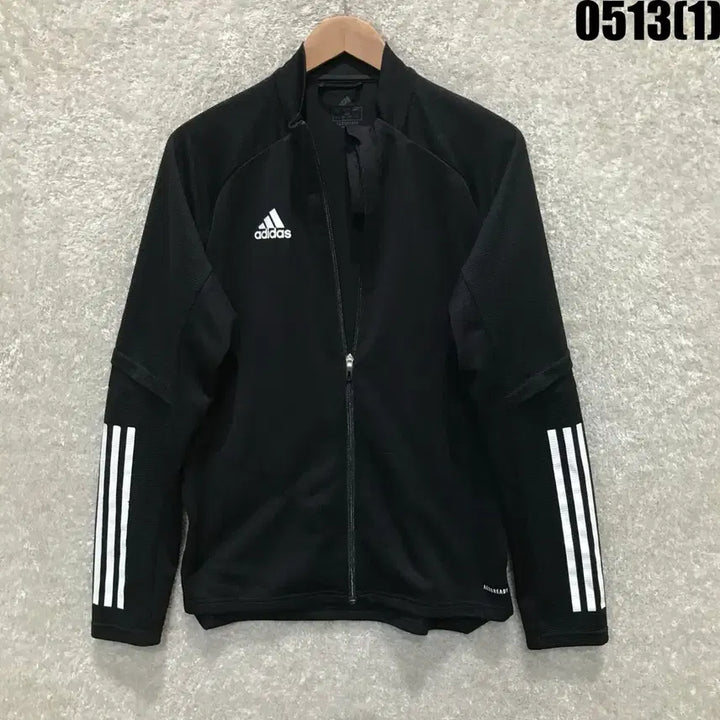 [BUNJANG] Adidas Black Three-Stripes Track Jacket L / 아디다스 블랙 삼선 트랙탑 자켓 L