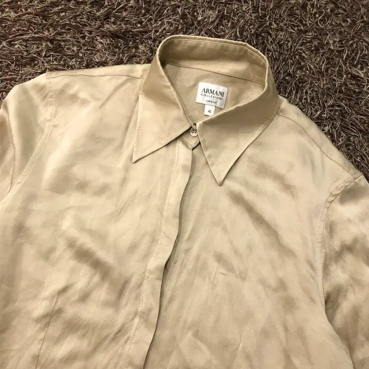 [BUNJANG] Giorgio Armani Collezioni Silk Blend Blouse Shirt / 40 아르마니 꼴레지오니 블라우스 셔츠 44 55 추천
