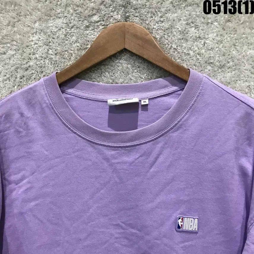 [BUNJANG] NBA Purple Long Sleeve T-Shirt XL / NBA 퍼플 긴팔 티셔츠 XL