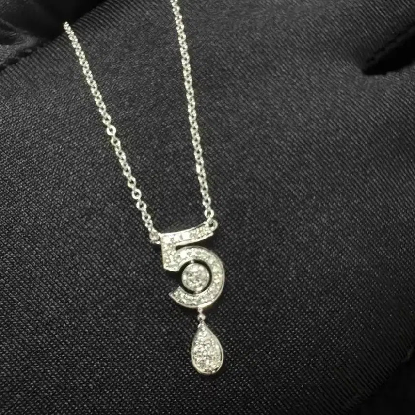 [BUNJANG] Chanel Eternal Chanel No. 5 Diamond Necklace / 샤넬 CHANEL 목걸이 에터널 샤넬