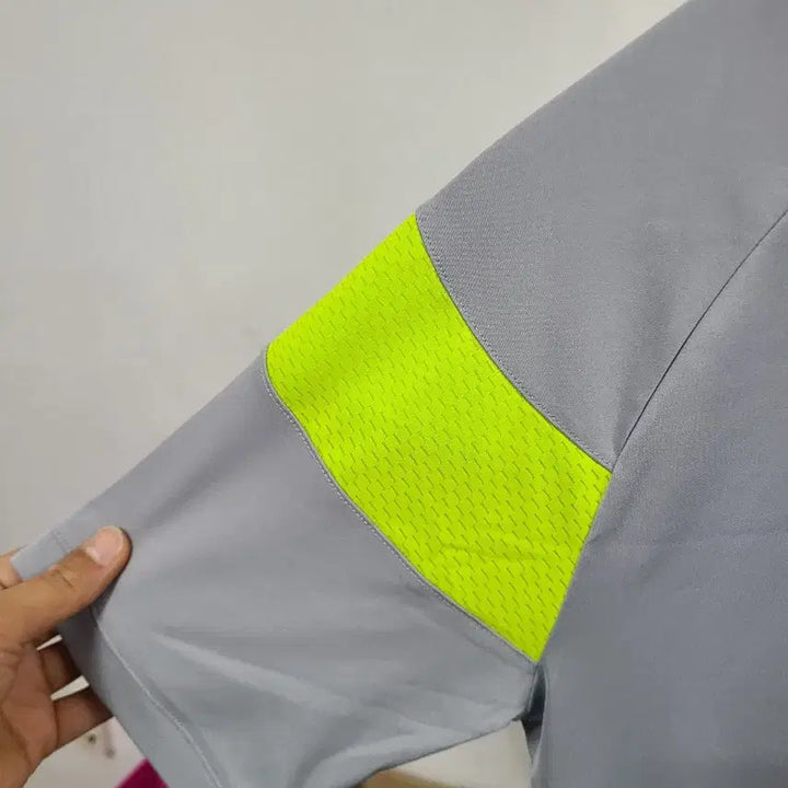 [BUNJANG] Adidas Climacool Grey Lime Short Sleeve T-Shirt Men&