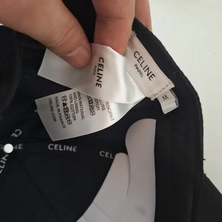 [BUNJANG] Celine Triomphe Logo Cap Black / 셀린느 트리오페 볼캡 블랙 새상품