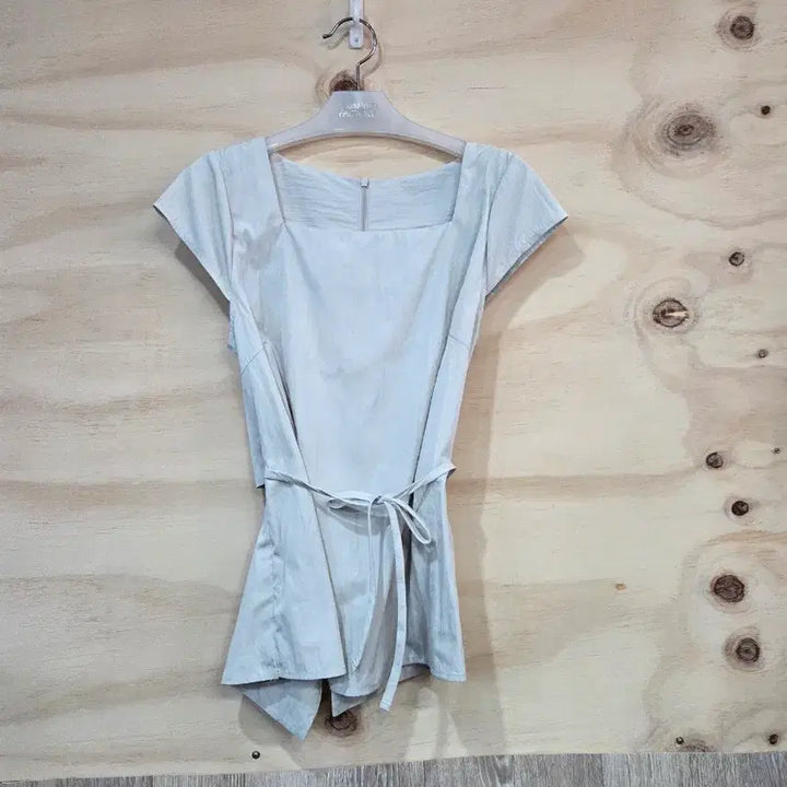 [BUNJANG] Beige Short Sleeve Blouse / 1144) 반팔 블라우스