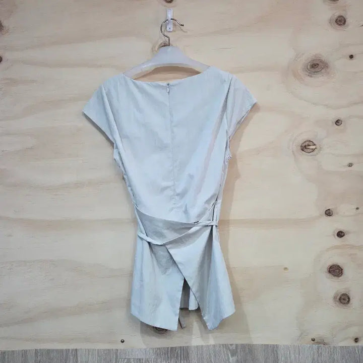 [BUNJANG] Beige Short Sleeve Blouse / 1144) 반팔 블라우스
